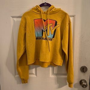 MTV cropped hoodie